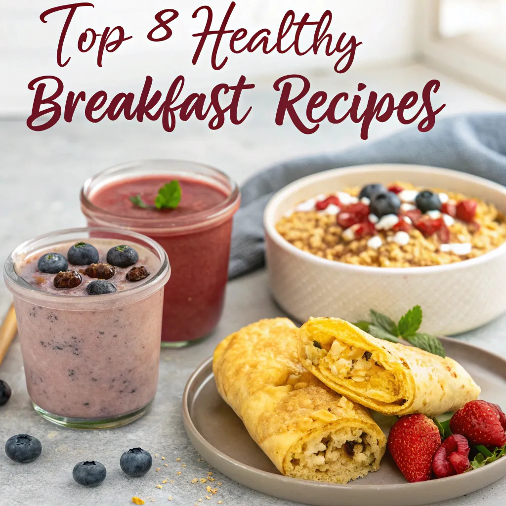Top 8 Healthy Breakfast Recipes